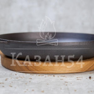 Сковорода чугун 26х4.5 см, съемная ручка Гардарика