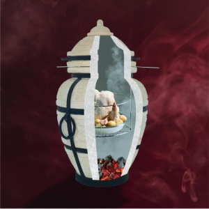 Курница из нержавеющей стали 28 см