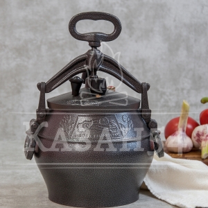 Афганский казан 5 литров, черный