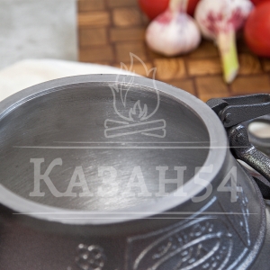 Афганский казан 15 литров, черный