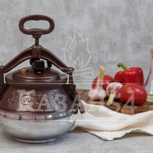 Афганский казан 8 литров, двухцветный