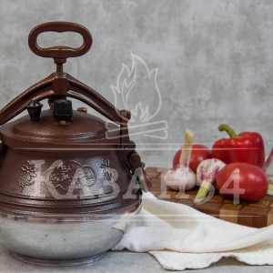 Афганский казан 15 литров, двухцветный