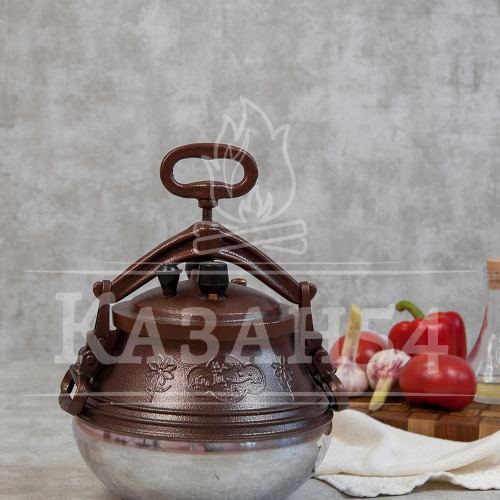 Афганский казан 15 литров, двухцветный
