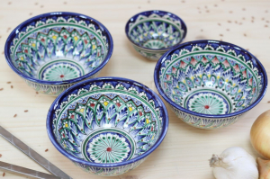 Коса СИНЯЯ средняя (мехроб) 15,5 см