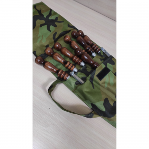 Набор шампуров с мангалом в чехле 50 см