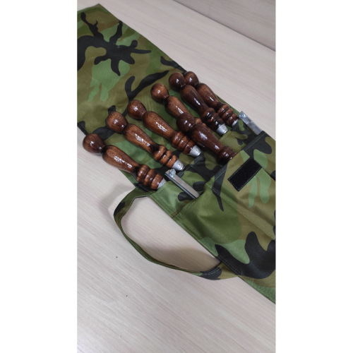 Набор шампуров с мангалом в чехле 50 см