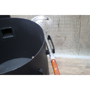 Печь диам. 360 мм с дымоходом (3мм)