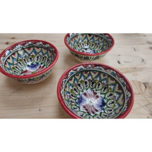 Пиала КРАСНАЯ большая (мехроб) 11 см