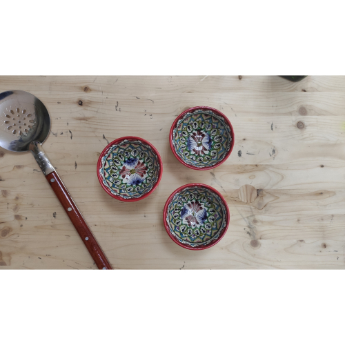 Пиала КРАСНАЯ большая (мехроб) 11 см