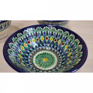 Коса СИНЯЯ большая (мехроб) 18 см