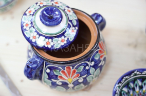 Сахарница синяя (мехроб) 0,5л