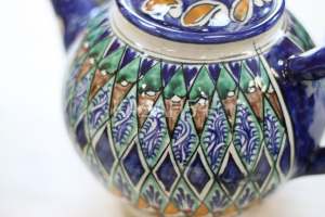 Чайник синий (мехроб) 1 л