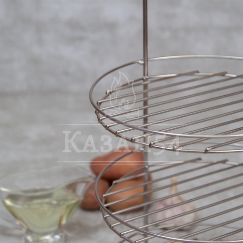 Этажерка решетка 3х ярусная с нар. кольцами D230*H330