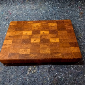 Торцевая разделочная доска 300х200х30, дуб