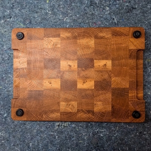 Торцевая разделочная доска 300х200х30, дуб