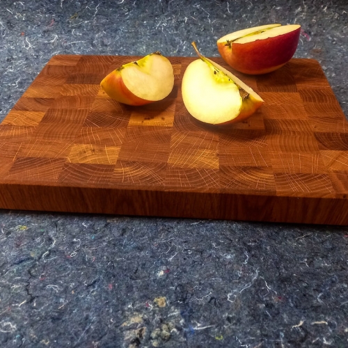 Торцевая разделочная доска 300х200х30, дуб