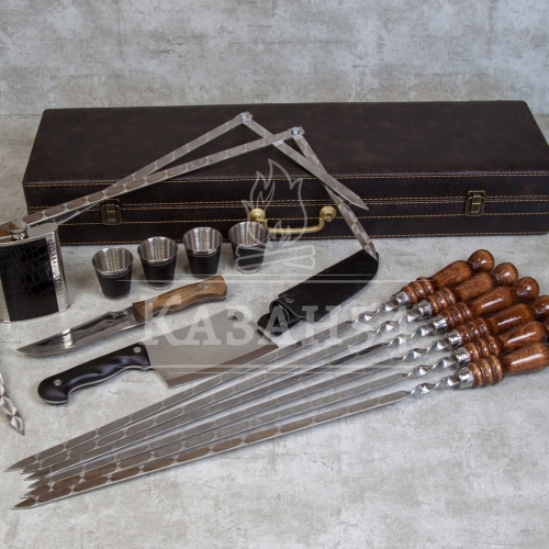 Набор шампуров в кейсе №2